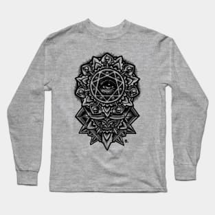 Eye of God Sacred Geometry Mandala Long Sleeve T-Shirt